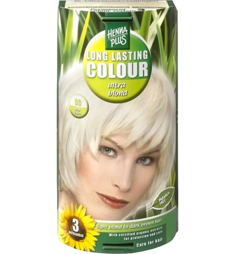 Hennaplus Long Lasting Colour 00 Blonde Coupe Soleil (140 ml)