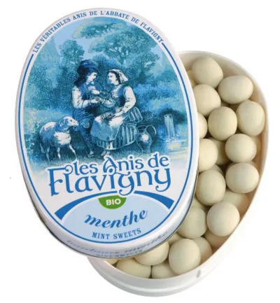 Les Anis De Flavigny Anijspastilles Mint Bio (50 gr)