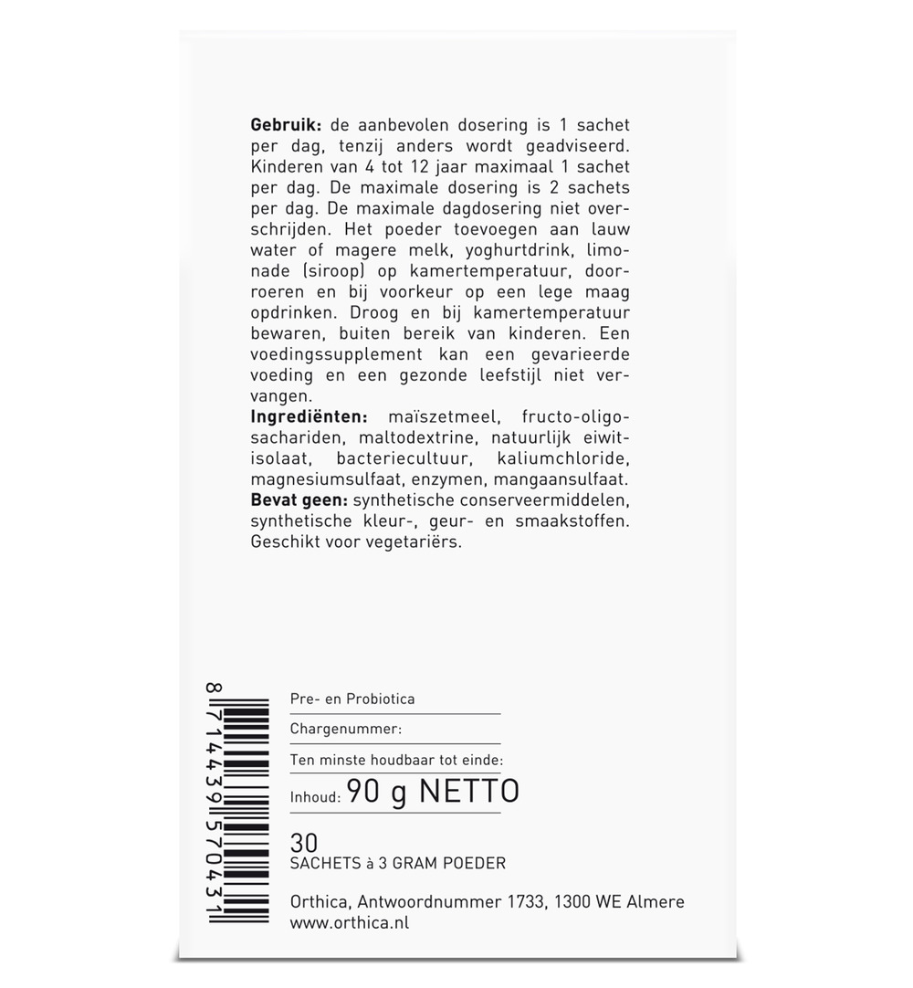 Orthica Orthiflor plus (30 zakjes) - image 2