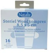 Natalis Steriel wond kompres (16 stuks)