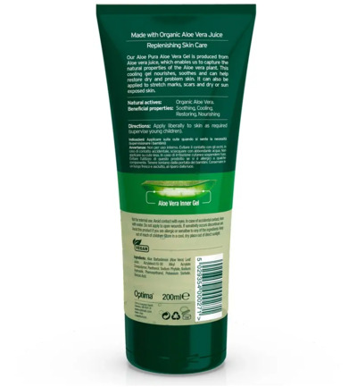 Optima Aloe Pura Organic Aloe Vera Gel (200 ml)