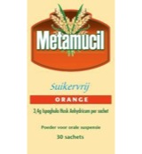 Metamucil Orange suikervrij (30 zakjes)