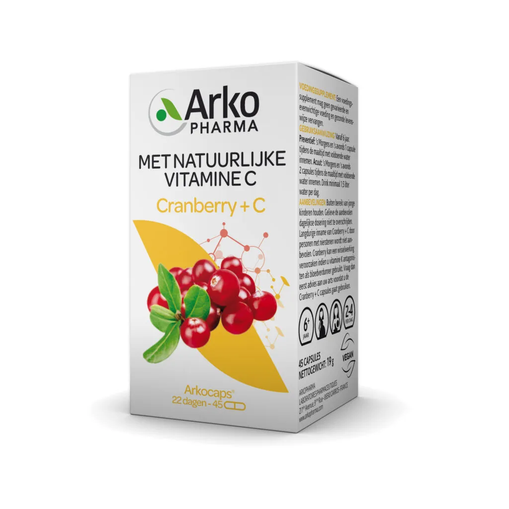 Arkocaps Cranberry & Vitamine C (45 capsules)