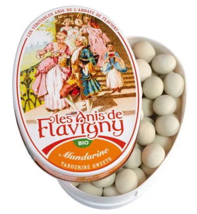 Les Anis De Flavigny Anijspastilles Mandarijn Bio (50 gr)