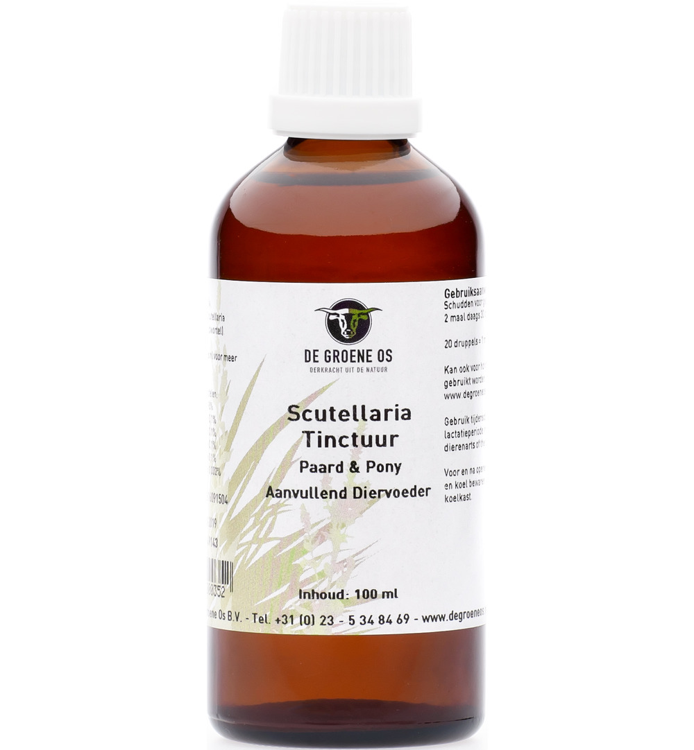 Degroene Os Scutellaria Tinctuur Paard & Pony (100 ml)