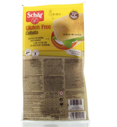 Dr. Schär Ciabatta (4 stuks)