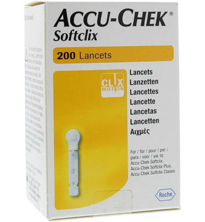 Accu-Chek Softclix lancetten (200 stuks)