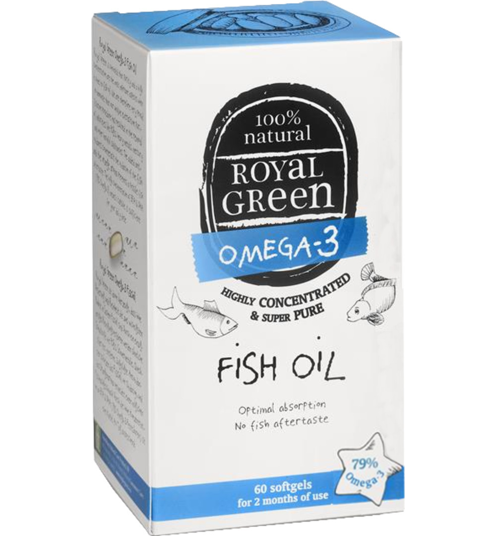 Royalgreen Omega 3 Visolie (60 Softgels)