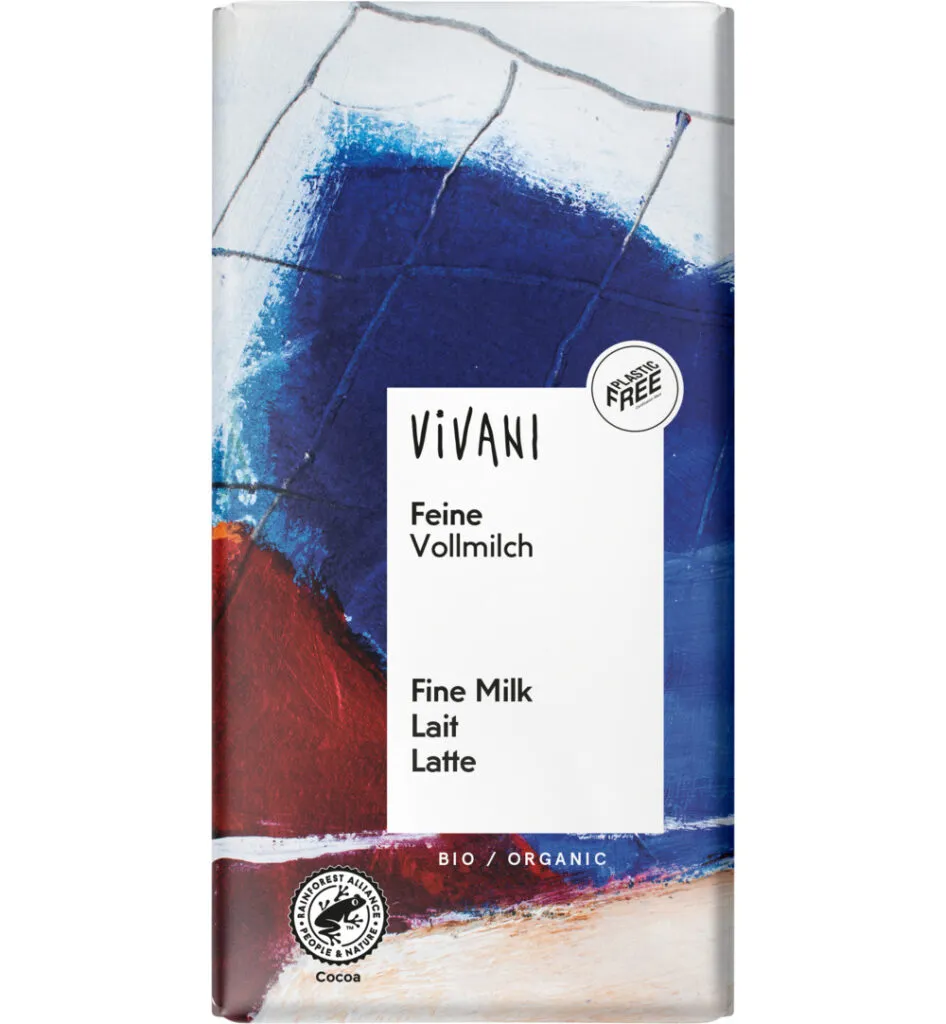 Vivani Chocolade Melk Delicaat Bio (100 gr)