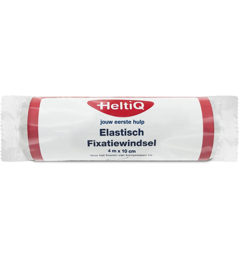 HeltiQ Elastisch fixatiewindsel 4m x 10 cm (1 stuk)