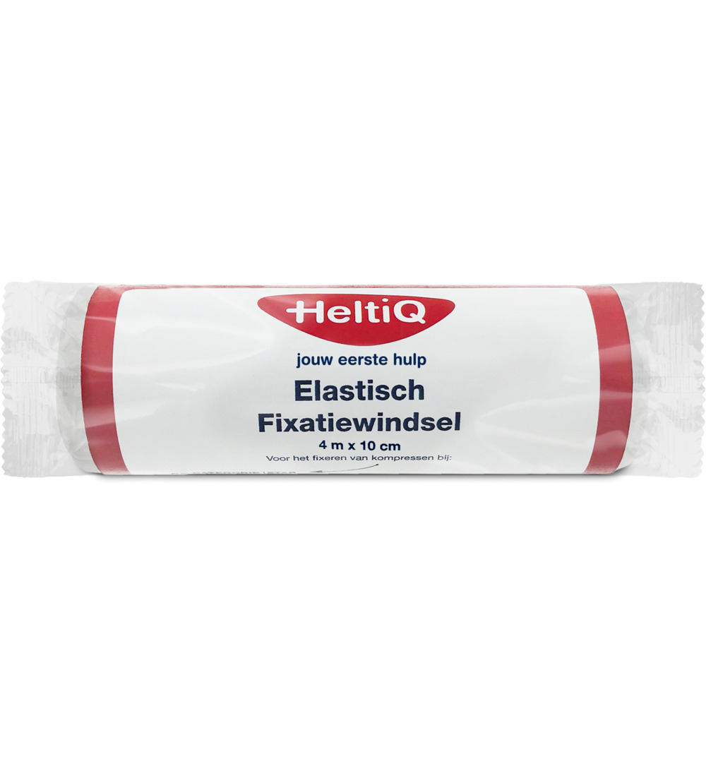 HeltiQ Elastisch fixatiewindsel 4m x 10 cm (1 stuk)