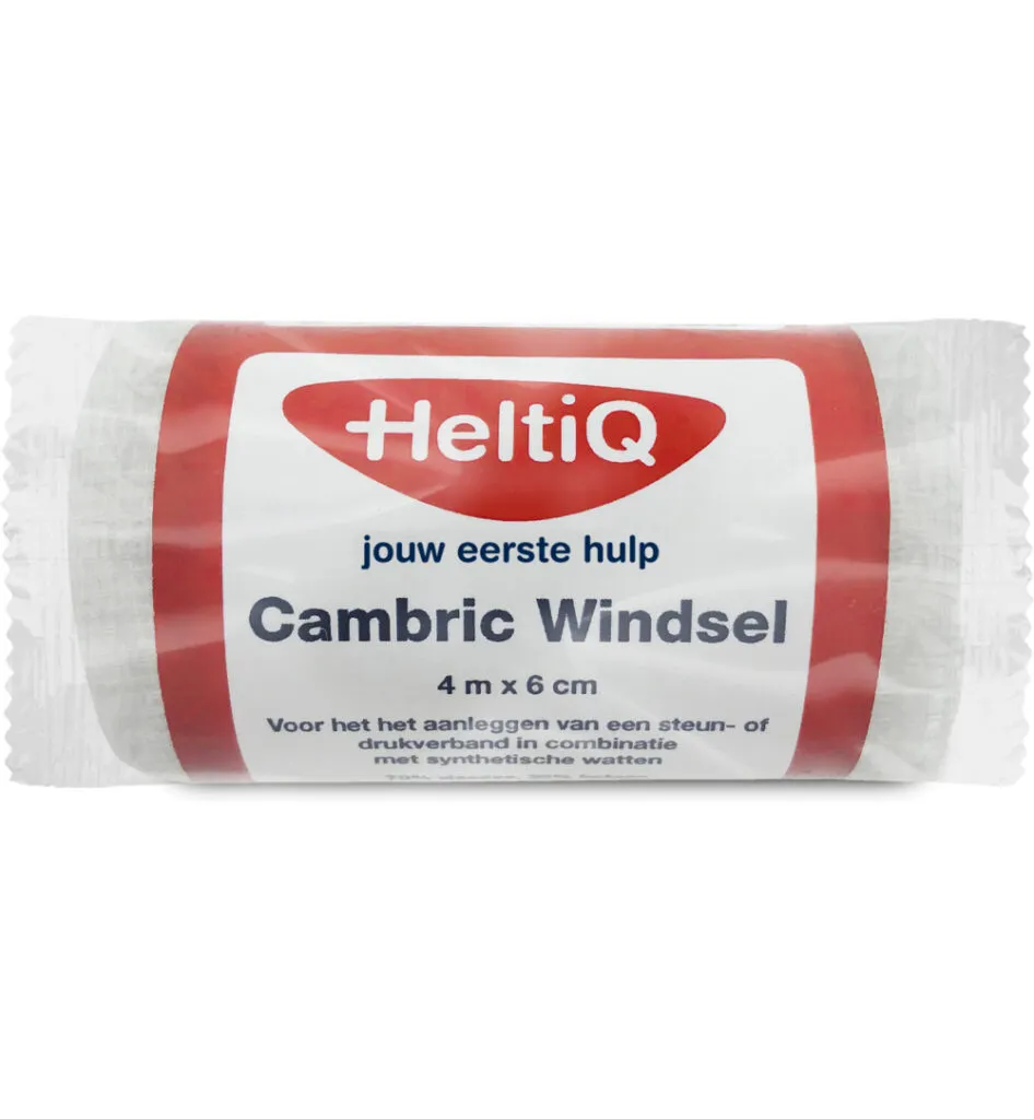HeltiQ Cambric windsel 4m x 6 cm (1 stuk)