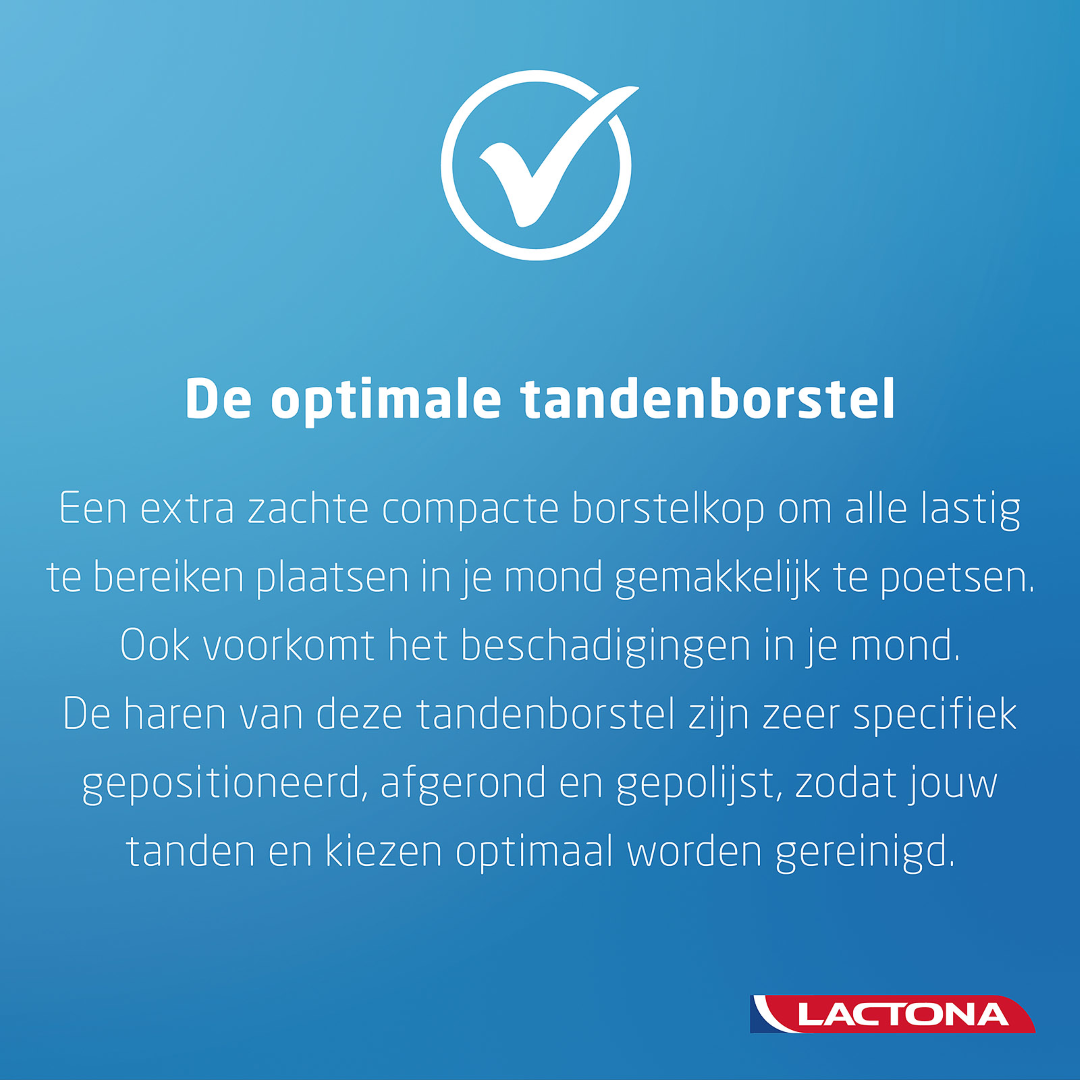 Lactona Tandenborstel IQ+ soft (1 stuk)