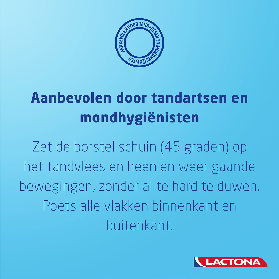 Lactona Tandenborstel IQ+ medium (1 stuk) - image 2