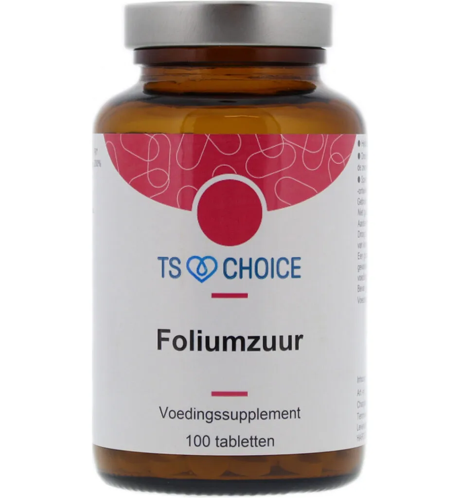 TS Choice Foliumzuur 400 Vitamine B11 (100 tabletten)