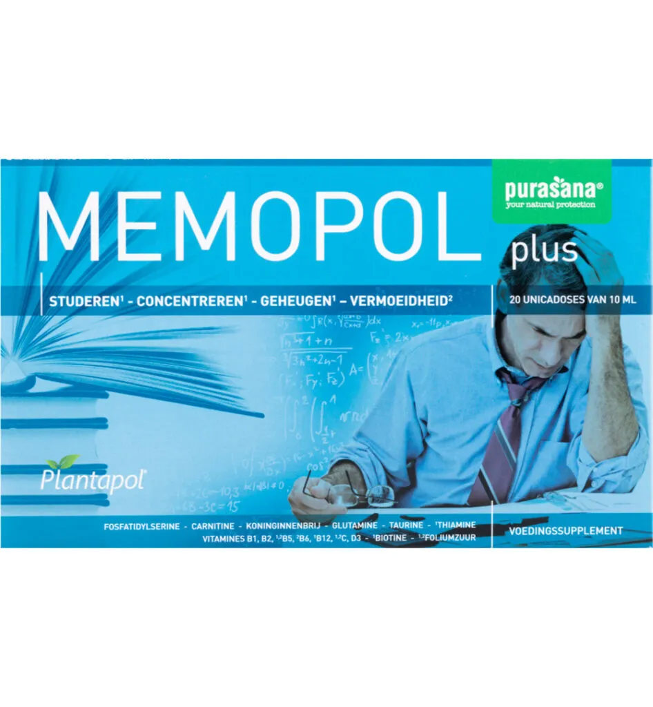 Purasana Plantapol Memopol plus (20 stuks)