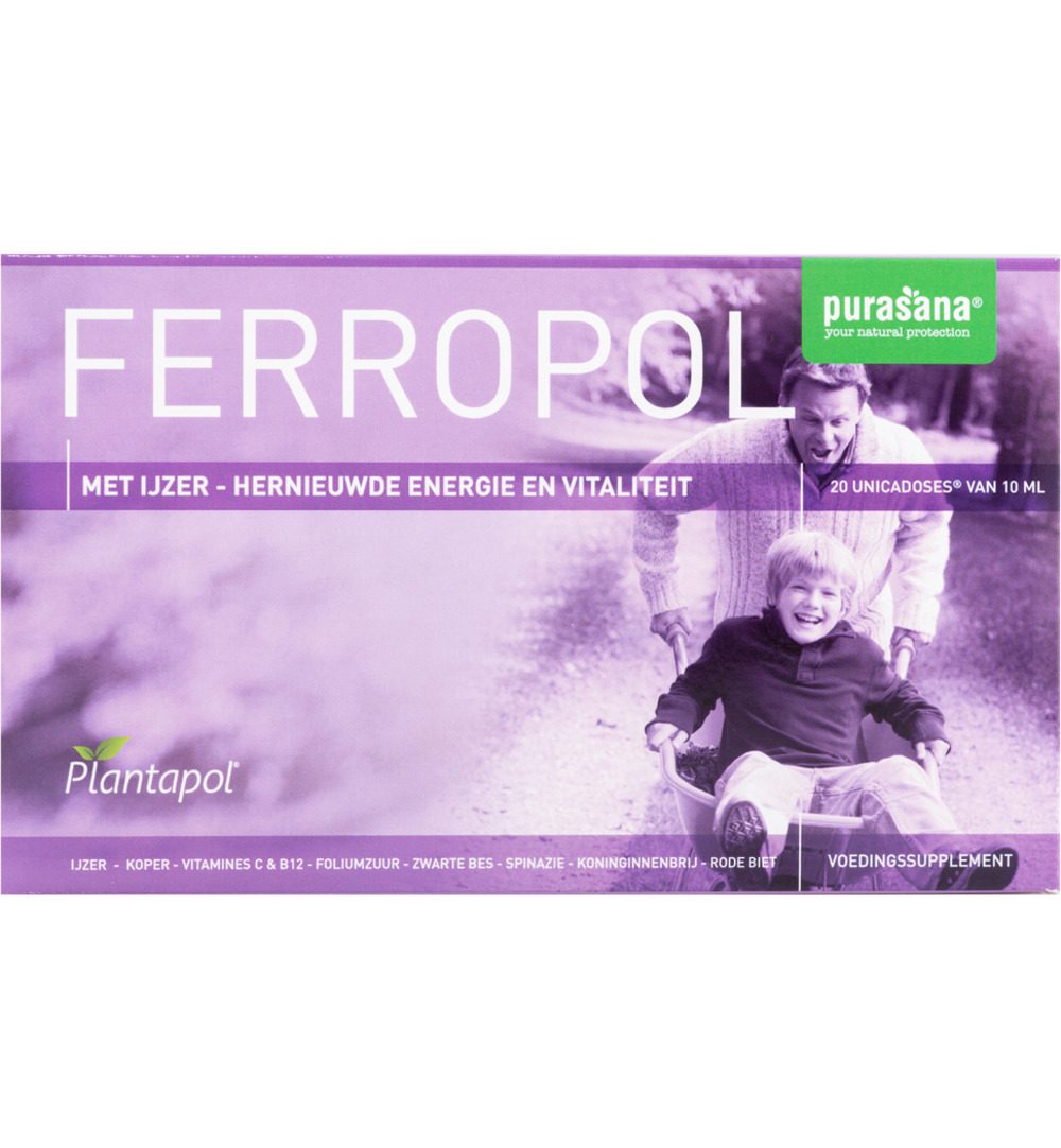 Purasana Plantapol Ferropol (20 stuks)