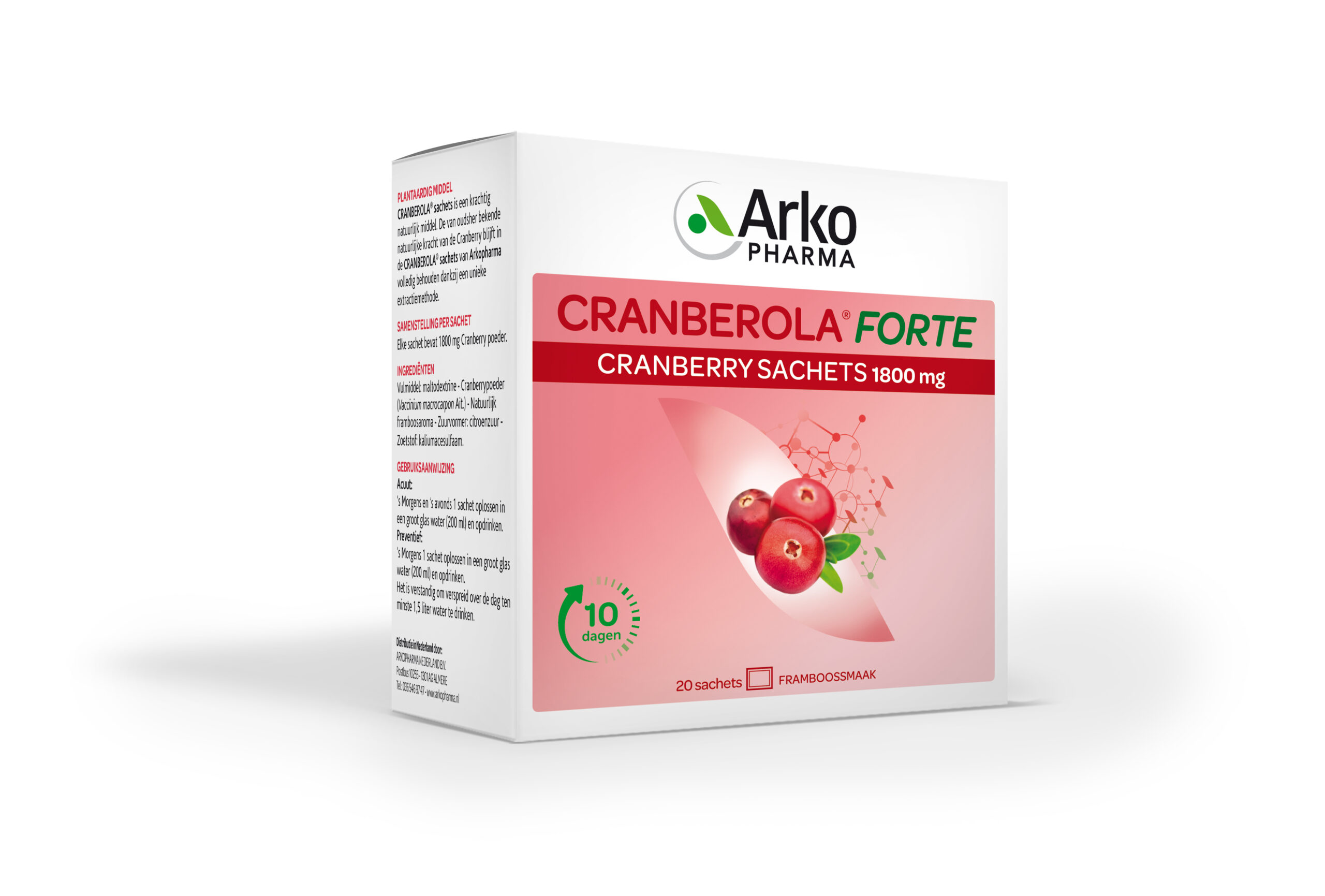 Cranberola Forte 10-dagen Kuur (20 zakjes)