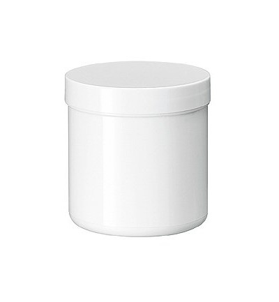 Blockland Zalfpot wit PP plastobel gedopt 200ml schroefdop (25 stuks)