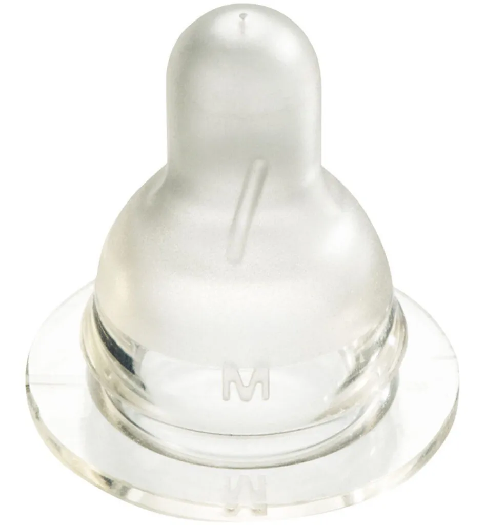 Difrax Flesspeen medium natural (2 stuks)