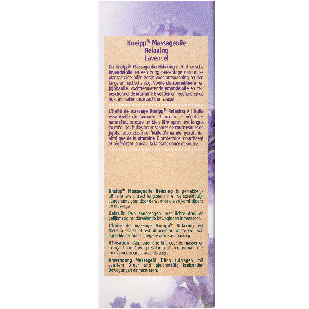 Kneipp Massageolie relaxing (100 ml) - image 3