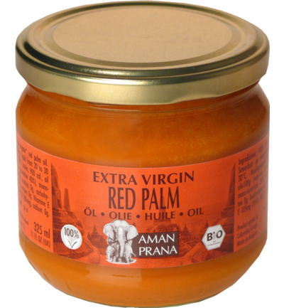 Amanprana Rode Palm Olie Bio (325 ml)