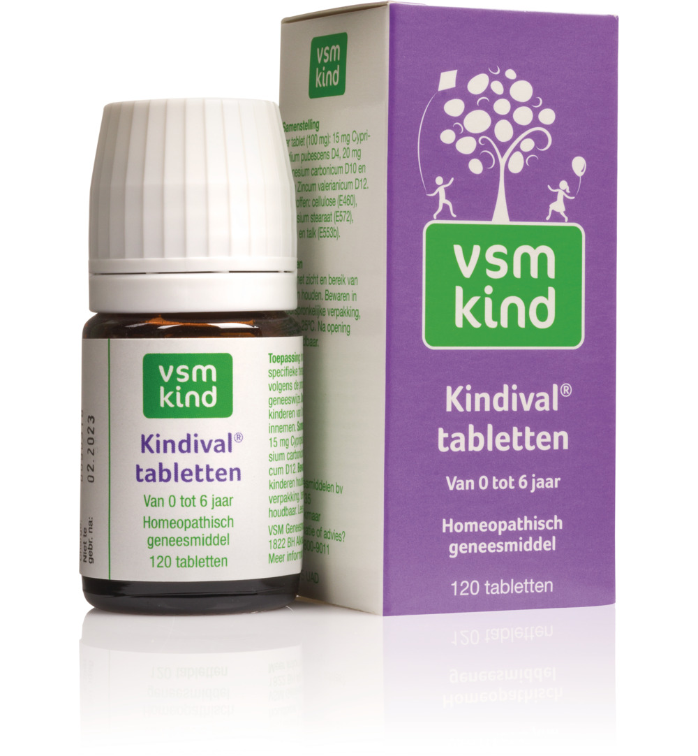 VSM Kindival kind 0-6 jaar (120 tabletten)