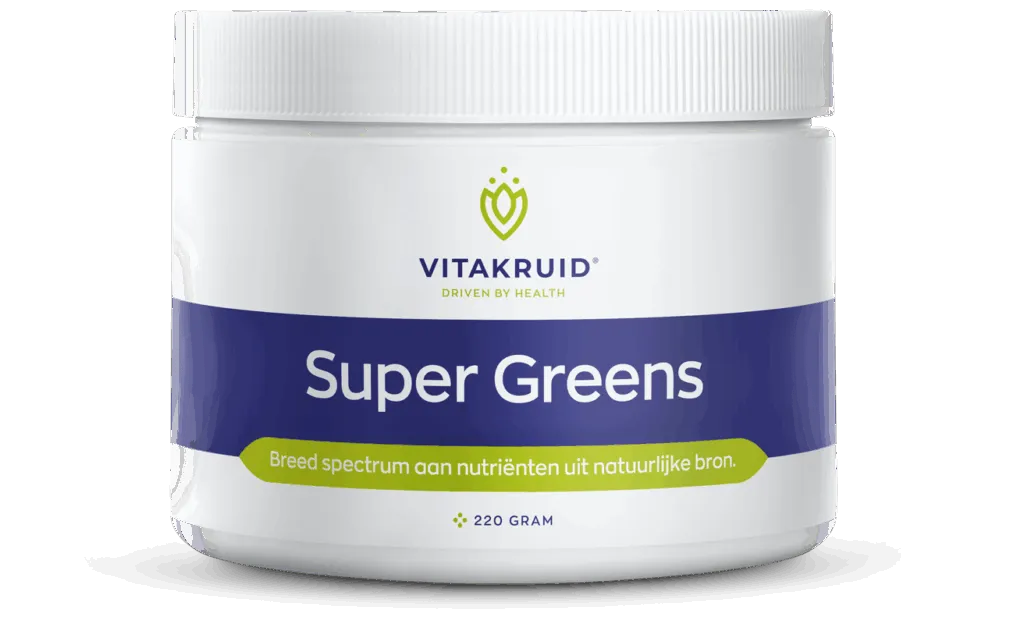 Vitakruid Super Greens 25 Nutrienten Oa Probiotica & Enzymen (220 gr)