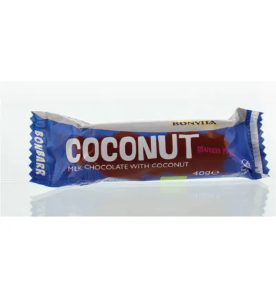 Bonvita Bonbarr choco cocosbar melk bio (40 gr)