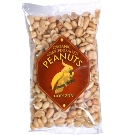 Horizon Geroosterde en gezouten pinda's bio (200 gr)