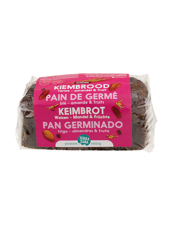 Terrasana Gekiemd Brood Zuidvruchten Amandel Bio (400 gr)