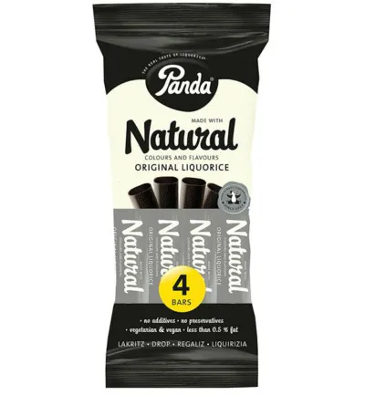 Panda Dropstaaf (4 stuks)