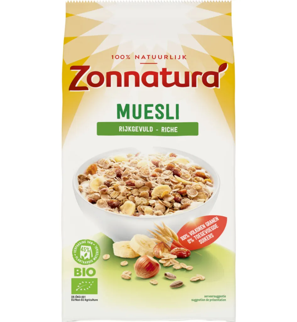 Zonnatura Muesli Rijk Gevuld Bio (500 gr)