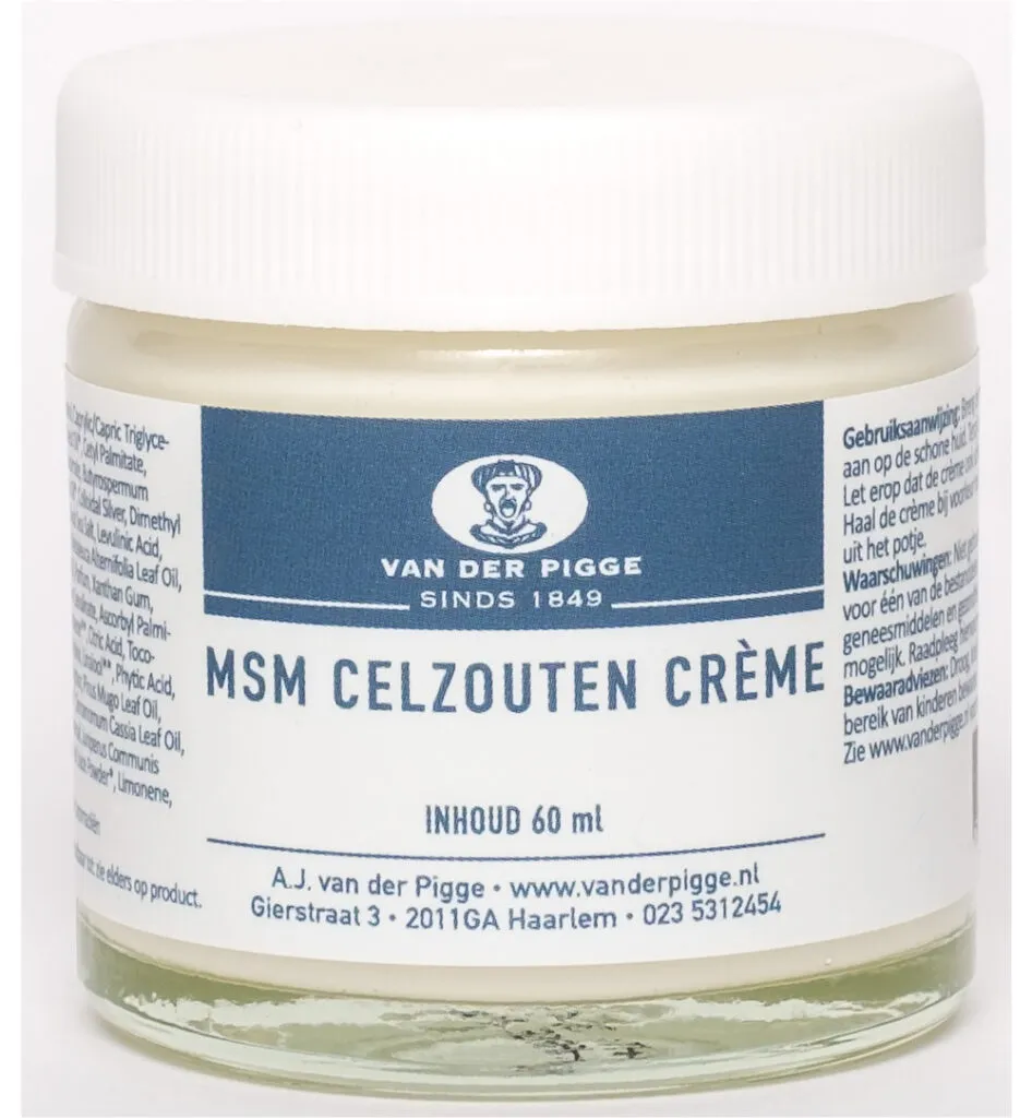 Pigge MSM Celzoutencreme (60 ml)