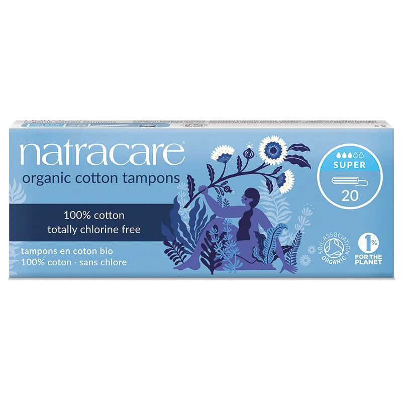 Natracare Tampons katoen super (20 stuks)
