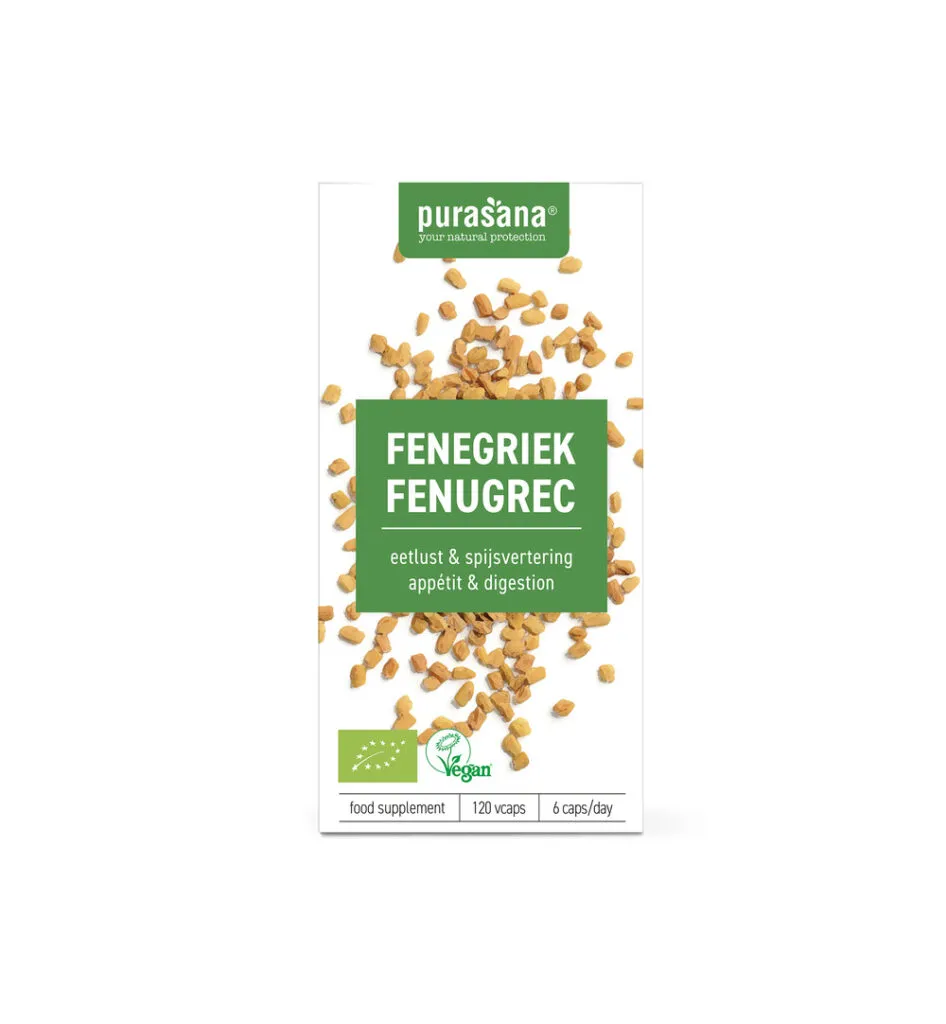 Purasana Fenegriek/Fenugrec Vegan Bio (120 vega capsules)