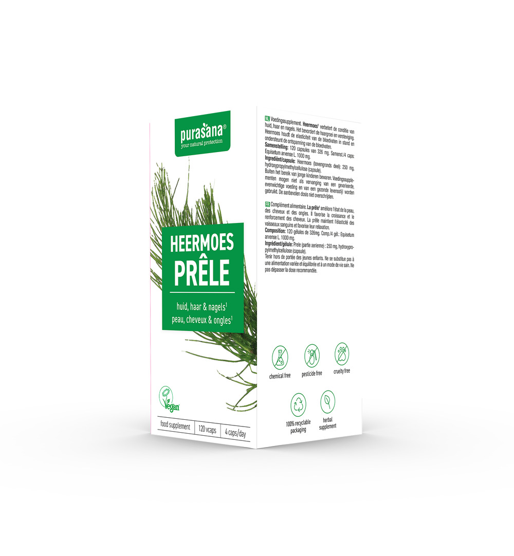 Purasana Heermoes/Prele Vegan Bio (120 vega capsules) - image 4