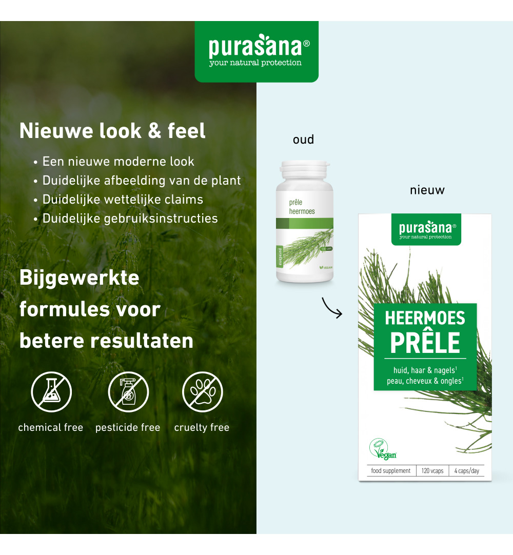 Purasana Heermoes/Prele Vegan Bio (120 vega capsules) - image 7