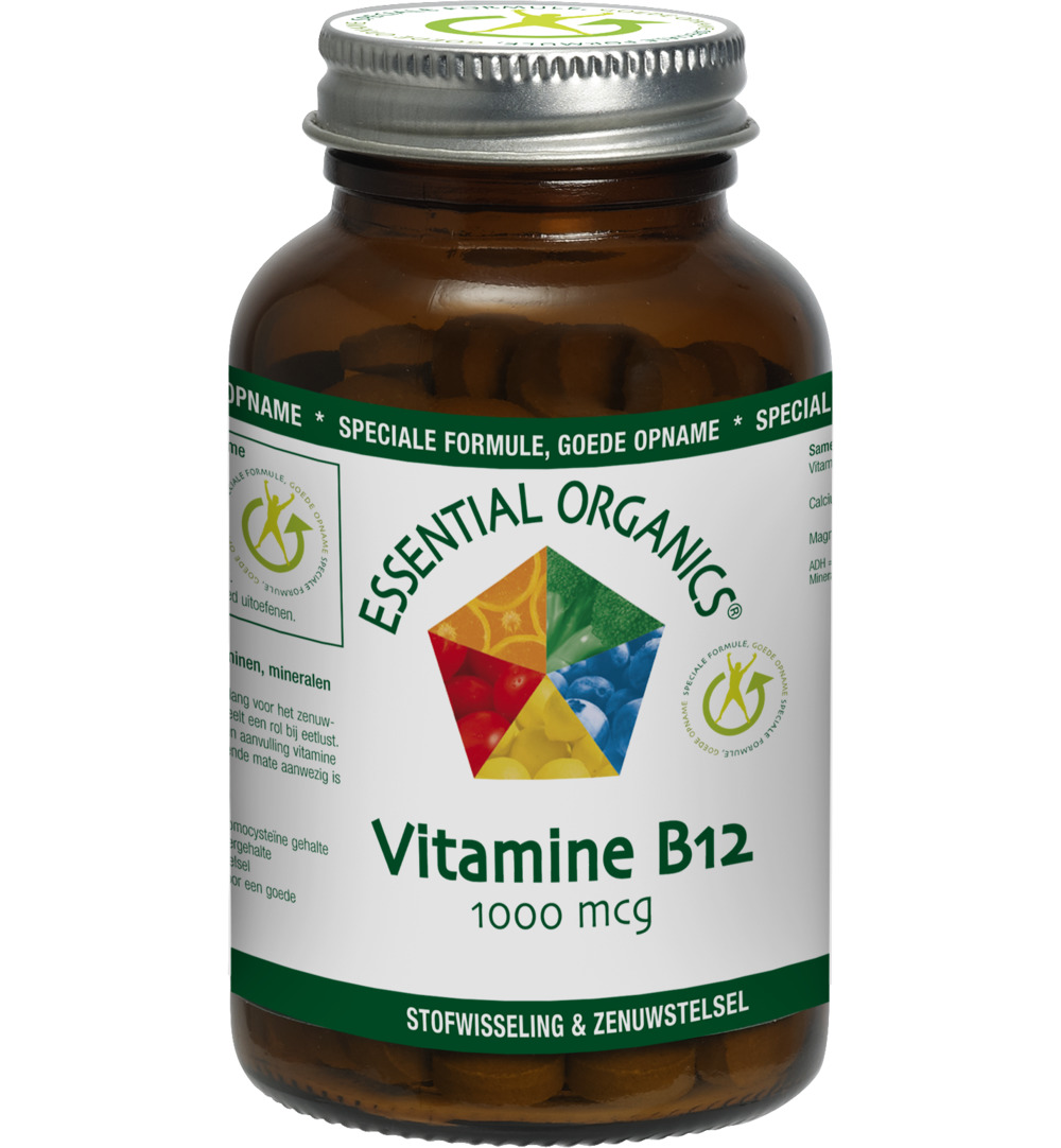 Essential Organics Vitamine B12 1000mcg (90 tabletten)
