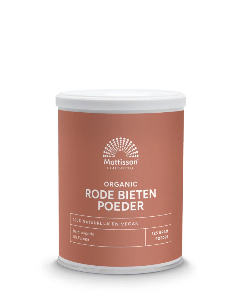 Mattisson Rode Bieten Poeder - Beta Vulgaris Biologisch (125 gr)