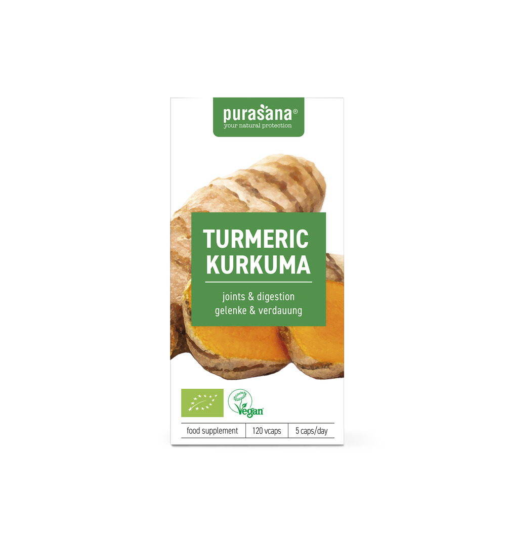 Purasana Curcuma Vegan Bio (120 vega capsules)