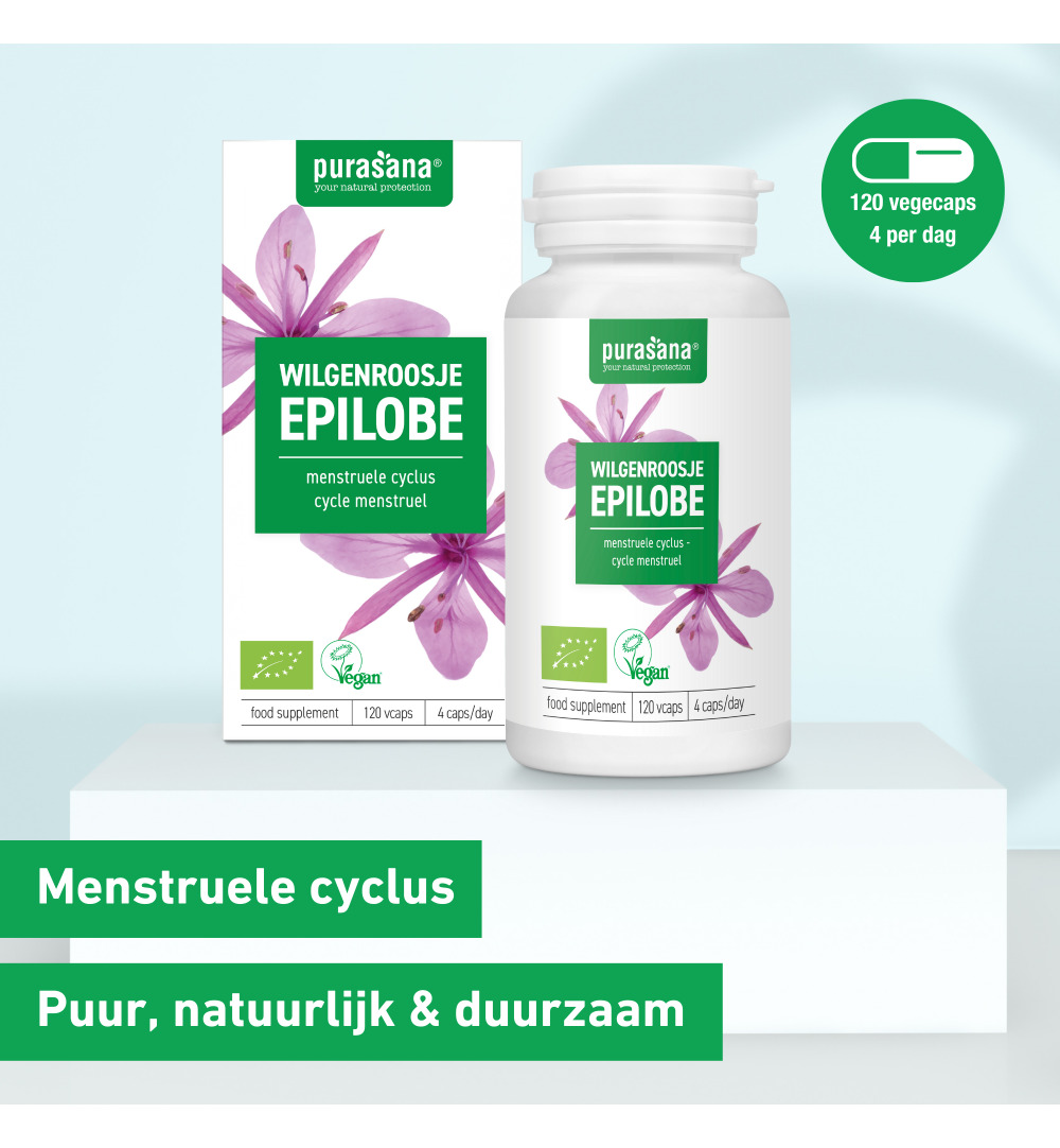 Purasana Wilgenroosje/Epilobe Vegan Bio (120 capsules) - image 6