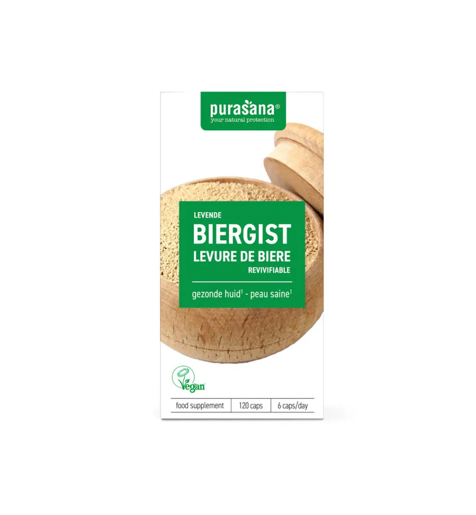 Purasana Levende Biergist/Levure De Biere Revivifiable (120 capsules)