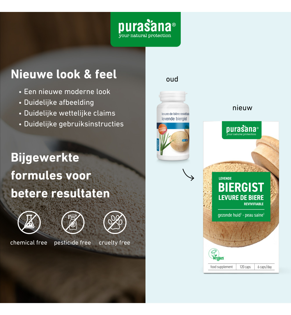Purasana Levende Biergist/Levure De Biere Revivifiable (120 capsules) - image 7