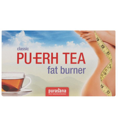 Purasana Pu-Erh Thee Builtjes Vegan (20 Stuks)