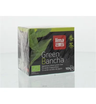 Limagreen Bancha Thee Builtjes Bio (10 stuks)