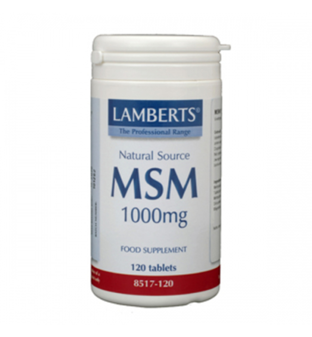 Lamberts MSM 1000mg (120 tabletten)