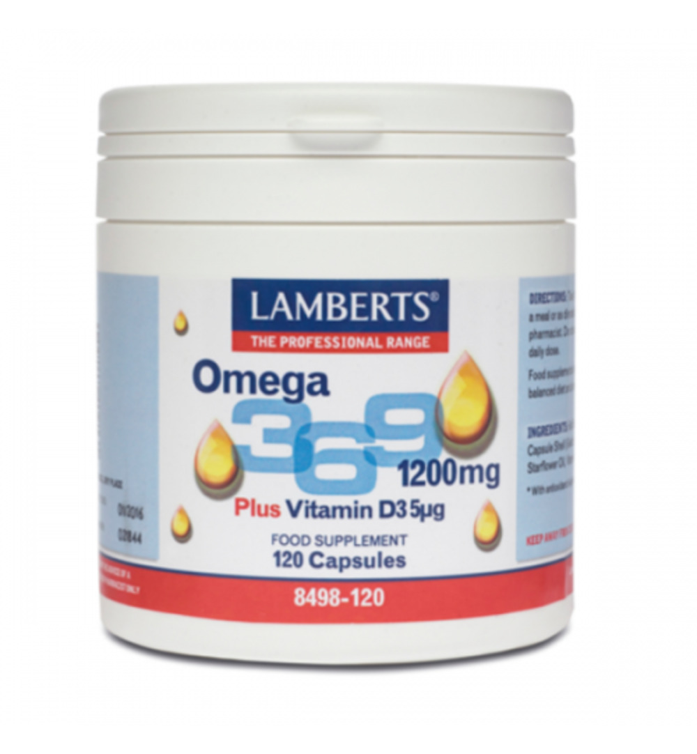 Lamberts Visolie Omega 3 6 9 (120 capsules)