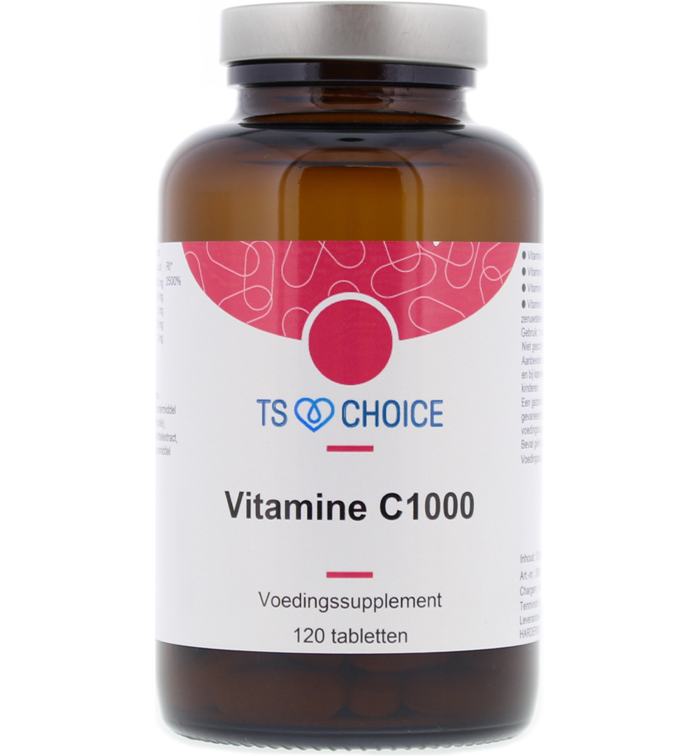 TS Choice Vitamine C 1000 mg & bioflavonoiden (120 tabletten)