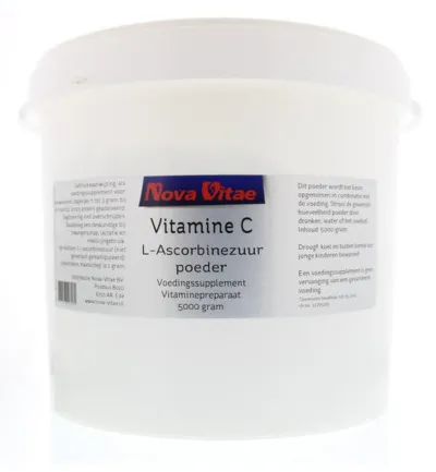 Nova Vitae Vitamine C ascorbinezuur poeder (5000 gr)